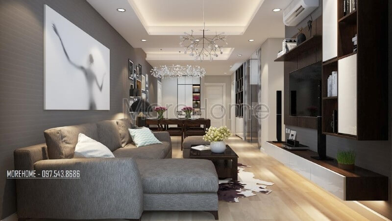 Hình ảnh các mẫu thiết kế nội thất căn hộ đẹp nổi bật