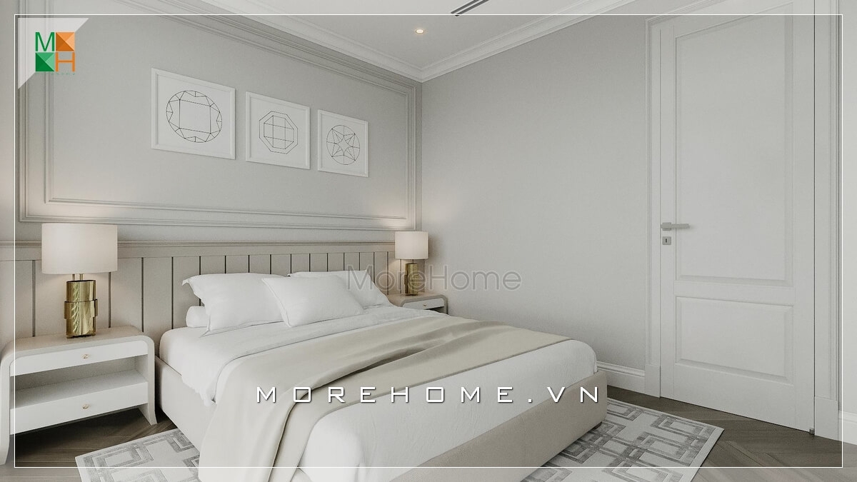 Hình ảnh 16+ thiết kế phòng ngủ chung cư đẹp ấn tượng - MoreHome