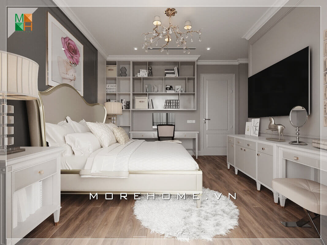 Các mẫu nội thất chung cư hiện đại & tân cổ điển đẹp - MoreHome