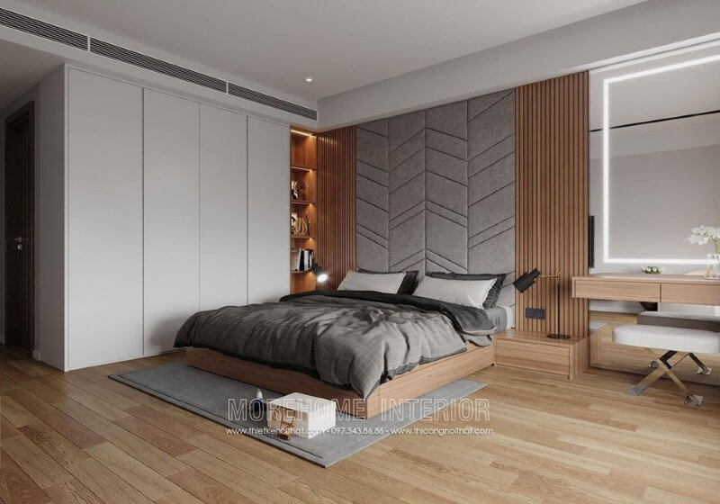 Gợi ý mẫu giường ngủ chung cư hiện đại đẹp được ưa chuộng