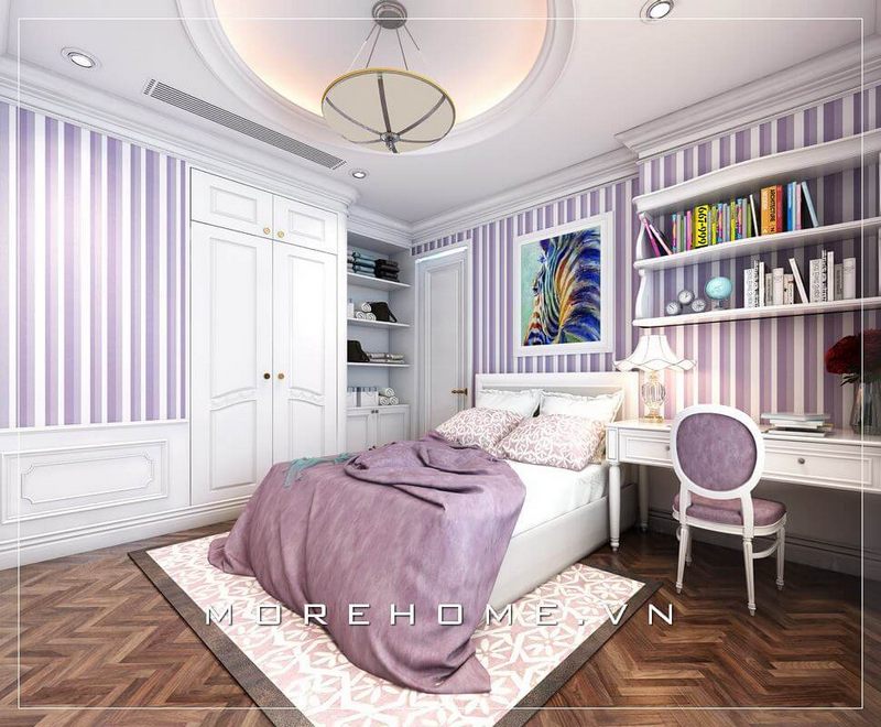 +22 Hình ảnh thiết kế căn hộ đẹp với giường ngủ bọc da cao cấp
