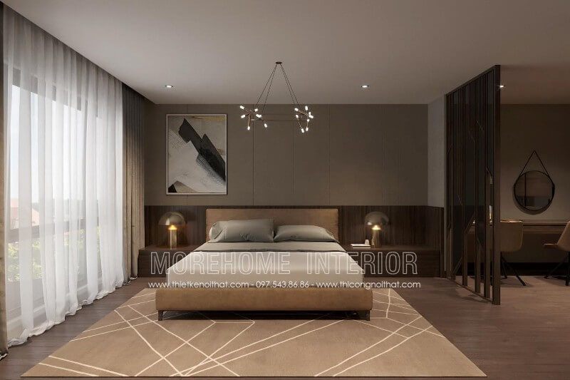 Thiết kế giường ngủ hiện đại phù hợp với mọi không gian như chung cu, nhà phố, biệt thự...