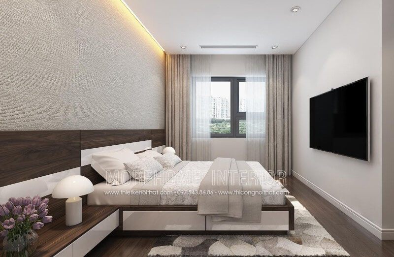 Ấn tượng với 10 Thiết kế nội thất căn hộ chung cư có giường tủ phòng ngủ gỗ An Cường cao cấp 2022