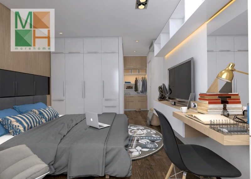 Thiết kế nội thất chung cư 90m2 ấn tượng với + 21 Ý tưởng phòng ngủ đẹp
